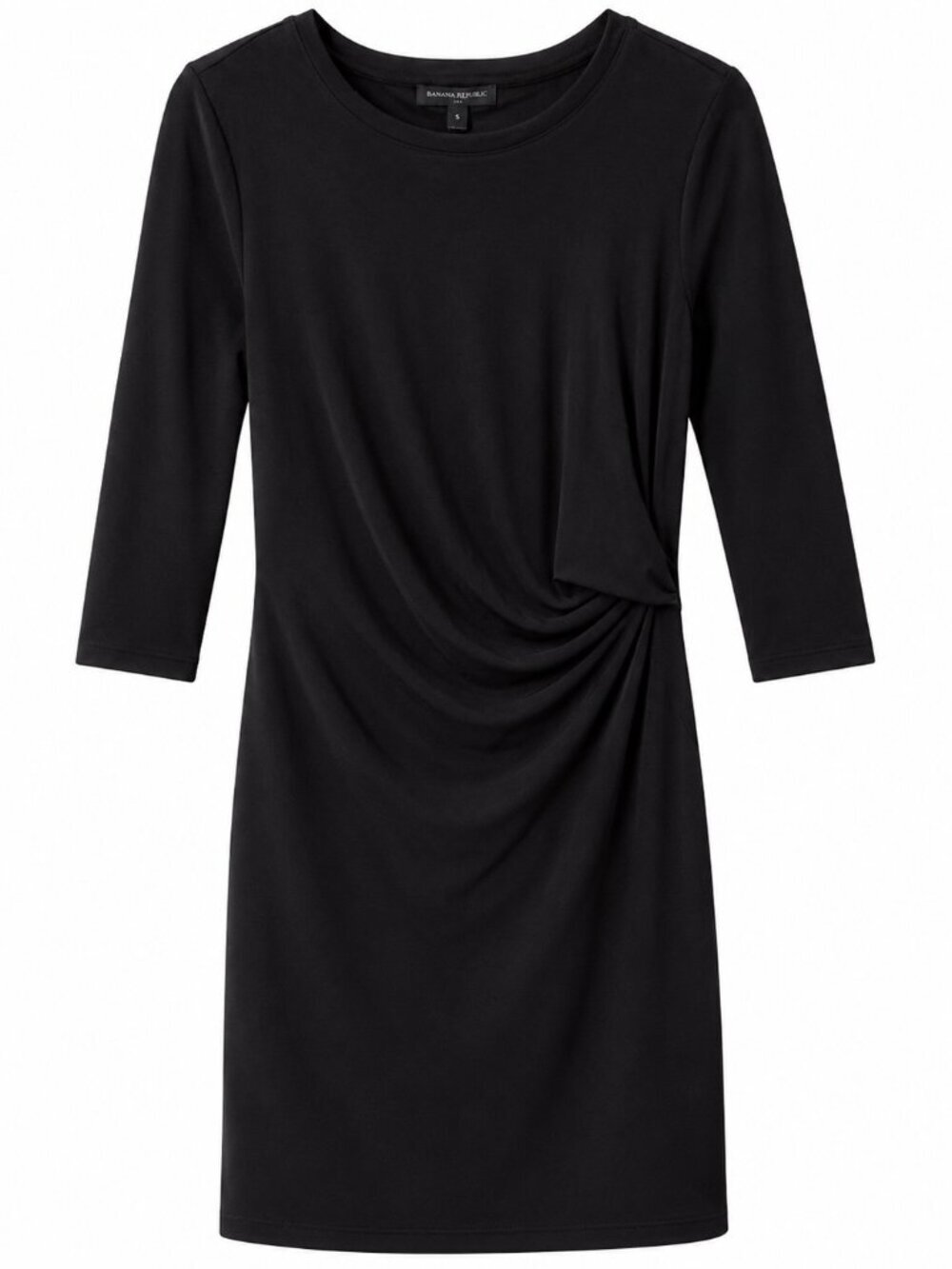 Banana Republic Black Midi Dress (Size S) - Picture 2 of 4